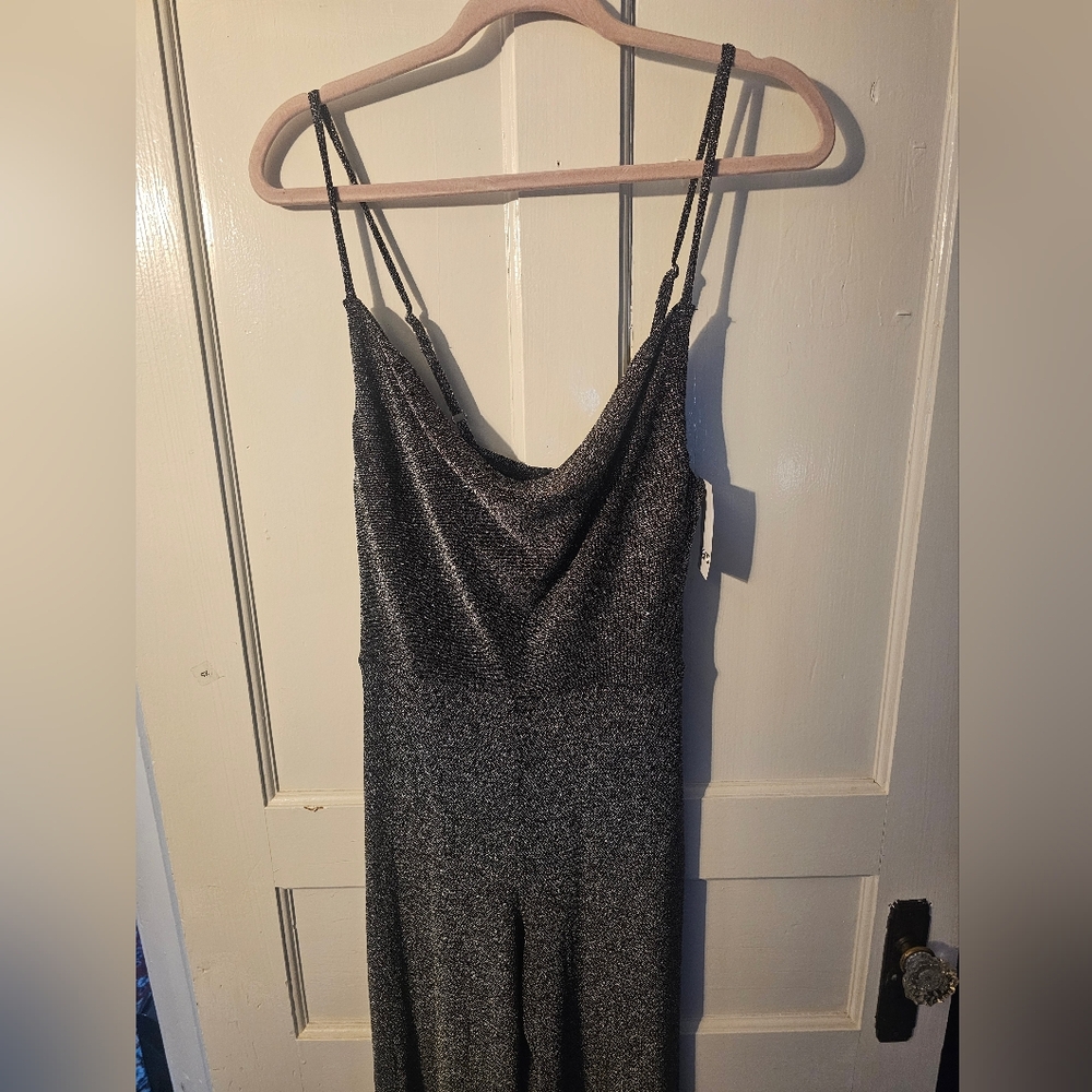 Bar III Metallic Jumpsuit